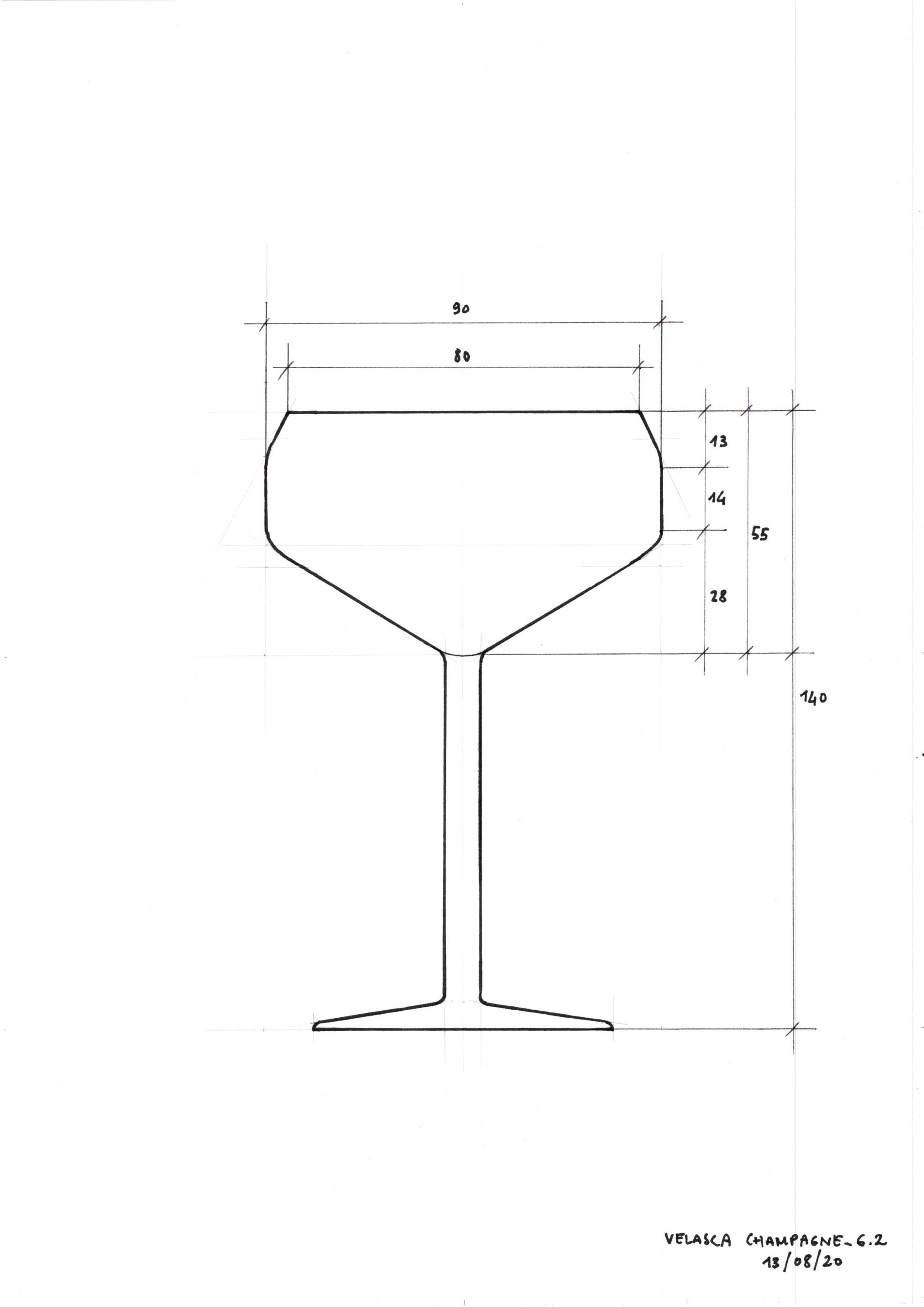 Initial drawing of the R+D coupe